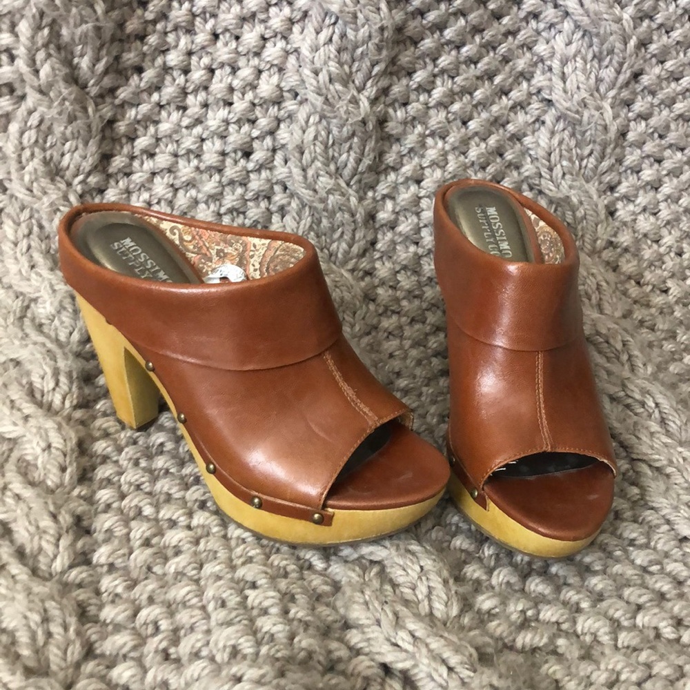 Mossimo studded platform mules